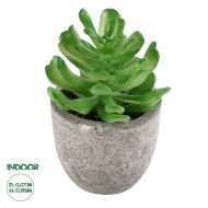 Artificial Garden SUCCULENT CRASSULA 21014 Διακοσμητικό Φυτό Παχύφυτο Κράσουλα Υ11.5cm