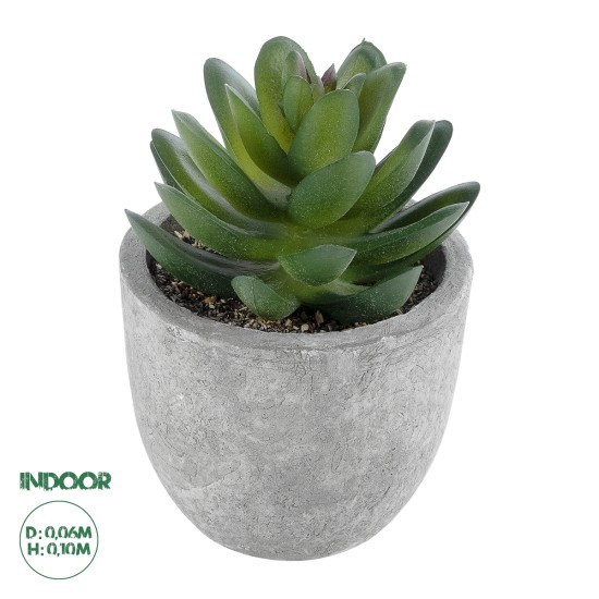 Artificial Garden SUCCULENT SEDEVERIA 21023 Διακοσμητικό Φυτό Παχύφυτο Σεντεβέρια Υ10cm