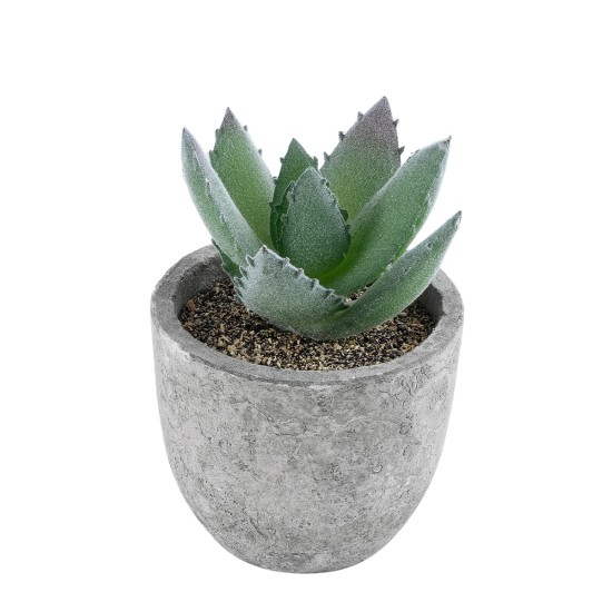 Artificial Garden SUCCULENT ALOE 21026 Διακοσμητικό Φυτό Παχύφυτο Αλόη Υ10.5cm