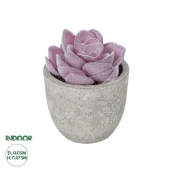 Artificial Garden SUCCULENT SEDEVERIA POTTED PLANT 21028 Διακοσμητικό Φυτό Σεδεβέρια  Φ5x Υ11cm