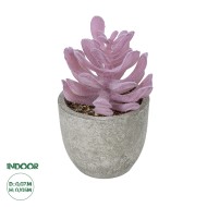 Artificial Garden SUCCULENT CRASSULA POTTED PLANT 21029 Διακοσμητικό Φυτό Κρασούλα  Φ7 x Υ10,5cm