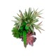 Artificial Garden SUCCULENT VARIUS PLANT POTTED 21039 Διακοσμητικό Φυτό Μίξ Μ17 x Υ20cm