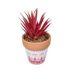 Artificial Garden AIR PLANT NEOPHYTUM POTTED PLANT 21042 Διακοσμητικό Φυτό Νεόφυτο Φ12 x Υ15cm