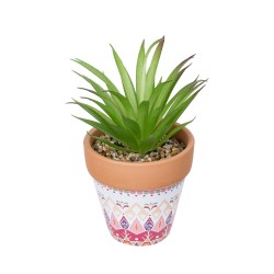 Artificial Garden AIR PLANT NEOPHYTUM POTTED PLANT 21043 Διακοσμητικό Φυτό Νεόφυτο Φ12 x Υ15cm