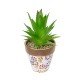 Artificial Garden SUCCULENT ALOE POTTED PLANT 21044 Διακοσμητικό Φυτό Αλόη Φ12 x Υ16cm