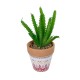 Artificial Garden SUCCULENT EUPHORBIA POTTED PLANT 21052 Διακοσμητικό Φυτό Ευφορβία Φ18 x Υ23cm