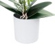 Artificial Garden WHITE ORCHID 21076 Διακοσμητικό Φυτό Λευκή Ορχιδέα Υ45cm