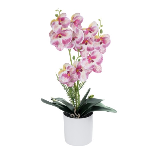 Artificial Garden PINK ORCHID 21077 Διακοσμητικό Φυτό Ροζ Ορχιδέα Υ45cm