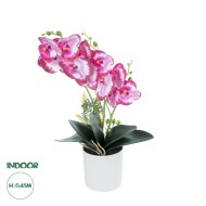 Artificial Garden PINK + FUCHSIA ORCHID 21079 Διακοσμητικό Φυτό Ροζ - Φούξια Ορχιδέα Υ45cm