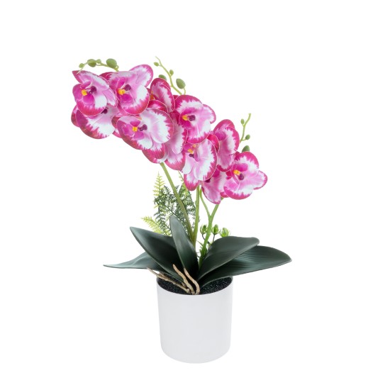 Artificial Garden PINK + FUCHSIA ORCHID 21079 Διακοσμητικό Φυτό Ροζ - Φούξια Ορχιδέα Υ45cm