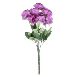 Artificial Garden  PURPLE PEONY FLOWER BRANCH 21080 Τεχνητό Διακοσμητικό Μπουκέτο Μώβ Παιώνιας Y45cm