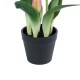 Artificial Garden PINK TULIP 21092 Διακοσμητικό Φυτό Ροζ Τουλίπα Υ23cm