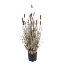 Artificial Garden BROWN LAGURUS 21099 Διακοσμητικό Φυτό Καφέ Λαγοουρά Υ70cm