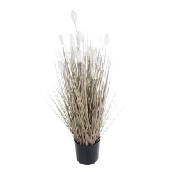 Artificial Garden BEIGE LAGURU 21100 Διακοσμητικό Φυτό Μπεζ Λαγοουρά Υ70cm