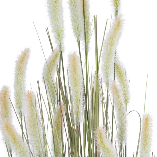 Artificial Garden BEIGE LAGURUS 21102 Διακοσμητικό Φυτό Μπεζ Λαγοουρά Υ140cm