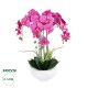 Artificial Garden DARK PINK ORCHID 21123 Διακοσμητικό Φυτό Φούξια Ορχιδέα Υ50cm