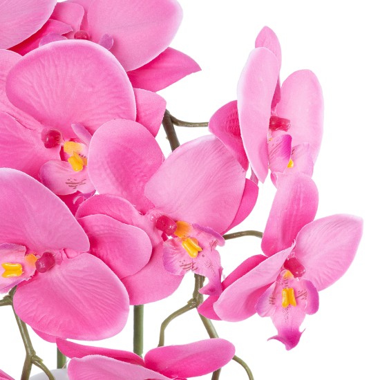 Artificial Garden HOT PINK ORCHID 21127 Διακοσμητικό Φυτό Έντονο Ροζ Ορχιδέα Υ39cm