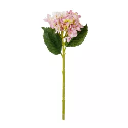 Artificial Garden LIGHT PINK HYDRANGEA BRANCH 21144 Τεχνητό Διακοσμητικό Κλαδί Ροζ Ορτανσία Y47cm