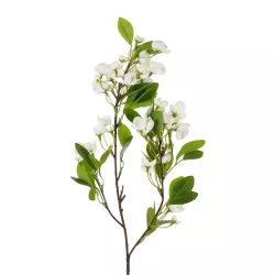 Artificial Garden WHITE JASMINE BRANCH 21145 Τεχνητό Διακοσμητικό Κλαδί Λευκό Γιασεμί Y80cm