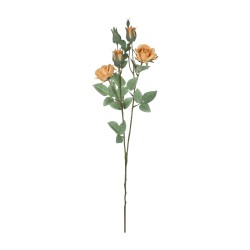 Artificial Garden SALMON ROSE BRANCH 21149 Τεχνητό Διακοσμητικό Κλαδί Σαμπανιζέ Τριαντάφυλλο Y65cm
