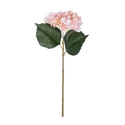 Artificial Garden SALMON HYDRANGEA BRANCH 21175 Τεχνητό Διακοσμητικό  Κλαδί Ορτανσίας Σαμπανιζέ  Y47cm