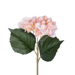 Artificial Garden SALMON HYDRANGEA BRANCH 21175 Τεχνητό Διακοσμητικό  Κλαδί Ορτανσίας Σαμπανιζέ  Y47cm