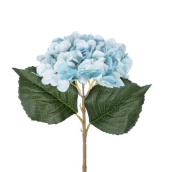 Artificial Garden SKY BLUE HYDRANGEA BRANCH 21177 Τεχνητό Διακοσμητικό Κλαδί Ορτανσίας Γαλάζιο  Y47cm