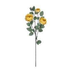 Artificial Garden YELLOW CLIMBING ROSE BRANCH 21186 Τεχνητό Διακοσμητικό Κλαδί Τριαντάφυλλο Κίτρινο Y70cm
