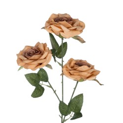 Artificial Garden PEACH  CLIMBING ROSE BRANCH 21189 Τεχνητό Διακοσμητικό Κλαδί Τριαντάφυλλο Ροδακινί Y66cm