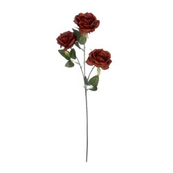 Artificial Garden RED CLIMBING ROSE BRANCH 21196 Τεχνητό Διακοσμητικό Κλαδί Τριαντάφυλλο Κόκκινο Y66cm