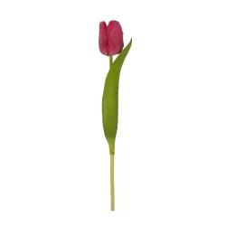 Artificial Garden HOT PINK TULIP BRANCH 21201 Τεχνητό Διακοσμητικό Κλαδί Έντονο Ροζ Τουλίπα Y37cm