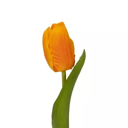 Artificial Garden ORANGE TULIP BRANCH 21202 Τεχνητό Διακοσμητικό Κλαδί Πορτοκαλί Τουλίπα Y37cm