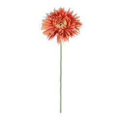 Artificial Garden ORANGE  ROSE BRANCH 21206 Τεχνητό Διακοσμητικό Κλαδί Ζέρμπερας Πορτοκαλί Y44cm