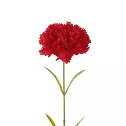 Artificial Garden Red CARNATION BRANCH 21210 Τεχνητό Διακοσμητικό Κλαδί Γαρίφαλο Κόκκινο Y60cm