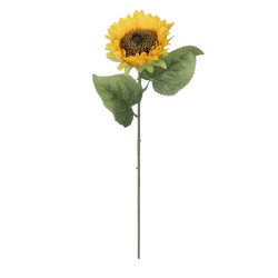 Artificial Garden YELLOW SUNFLOWER  BRANCH 21212 Τεχνητό Διακοσμητικό Κλαδί Ηλιοτρόπιο Κίτρινο Y50cm