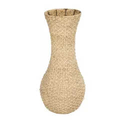 Artificial Garden SANDIAGO 21233 Διακοσμητικό Πλεκτό Καλάθι - Κασπώ Γλάστρα - Flower Pot Μπεζ Π30 x M30 x Υ60cm