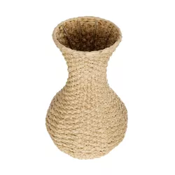 Artificial Garden SANDIAGO 21234 Διακοσμητικό Πλεκτό Καλάθι - Κασπώ Γλάστρα - Flower Pot Μπεζ Π25 x M25 x x Υ40cm