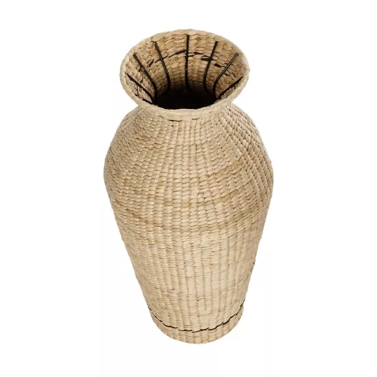 Artificial Garden MONTPELLIER 21237 Διακοσμητικό Πλεκτό Καλάθι - Κασπώ Γλάστρα - Flower Pot Μπεζ με Καφέ Π28 x M28 x Υ60cm Artificial Garden MONTPELLIER 21237 Διακοσμητικό Πλεκτό Καλάθι - Κασπώ Γλάστρα - Flower Pot Μπεζ με Καφέ Π28 x M28 x Υ60cm