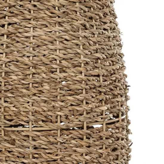 Artificial Garden FRANCISCO 21240 Διακοσμητικό Πλεκτό Καλάθι - Κασπώ Γλάστρα - Flower Pot Μπεζ Μ20 x Π20 x Υ41cm