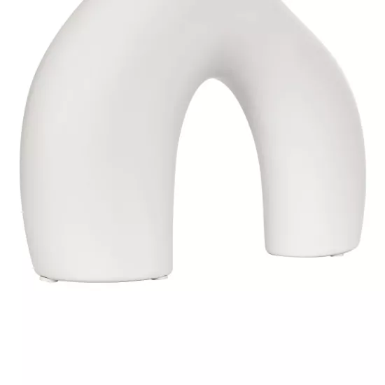 Artificial Garden TOLEDO 21251 Διακοσμητικό Κεραμικό Βάζo Λευκό Π27 x Μ6 x Υ24 cm Artificial Garden TOLEDO 21251 Διακοσμητικό Κεραμικό Βάζo Λευκό Π27 x Μ6 x Υ24 cm