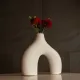 Artificial Garden TOLEDO 21251 Διακοσμητικό Κεραμικό Βάζo Λευκό Π27 x Μ6 x Υ24 cm Artificial Garden TOLEDO 21251 Διακοσμητικό Κεραμικό Βάζo Λευκό Π27 x Μ6 x Υ24 cm