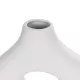 Artificial Garden HORIZON 21253 Διακοσμητικό Κεραμικό Βάζo Λευκό Π18 x Μ6 x Υ15 cm Artificial Garden HORIZON 21253 Διακοσμητικό Κεραμικό Βάζo Λευκό Π18 x Μ6 x Υ15 cm