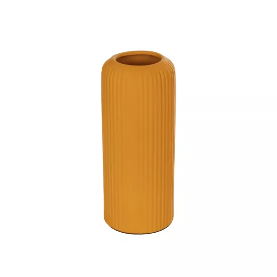 Artificial Garden CANGUU 21255 Διακοσμητικό Κεραμικό Βάζo Πορτοκαλί Π11 x Μ11 x Υ26 cm Artificial Garden CANGUU 21255 Διακοσμητικό Κεραμικό Βάζo Πορτοκαλί Π11 x Μ11 x Υ26 cm