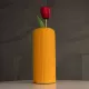 Artificial Garden CANGUU 21255 Διακοσμητικό Κεραμικό Βάζo Πορτοκαλί Π11 x Μ11 x Υ26 cm Artificial Garden CANGUU 21255 Διακοσμητικό Κεραμικό Βάζo Πορτοκαλί Π11 x Μ11 x Υ26 cm
