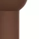 Artificial Garden COSTA RICA 21260 Διακοσμητικό Κεραμικό Βάζo Καφέ Π10 x Μ10 x Υ21cm