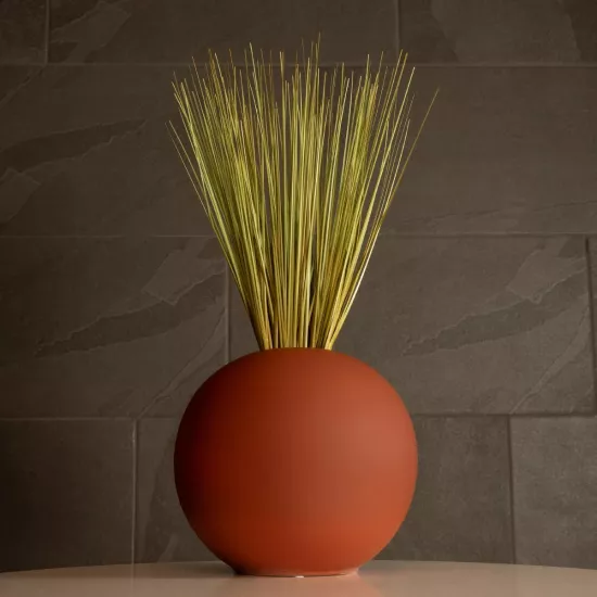 Artificial Garden SANUR 21261 Διακοσμητικό Κεραμικό Βάζo Καφέ Π22 x Μ22 x Υ20cm Artificial Garden SANUR 21261 Διακοσμητικό Κεραμικό Βάζo Καφέ Π22 x Μ22 x Υ20cm