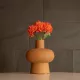 Artificial Garden CORNEOL 21262 Διακοσμητικό Κεραμικό Βάζo Καφέ Π17 x Μ17 x Υ20cm Artificial Garden CORNEOL 21262 Διακοσμητικό Κεραμικό Βάζo Καφέ Π17 x Μ17 x Υ20cm