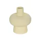 Artificial Garden ICEBERG 21263 Διακοσμητικό Κεραμικό Βάζo Μπεζ Π17 x Μ17 x Υ20cm