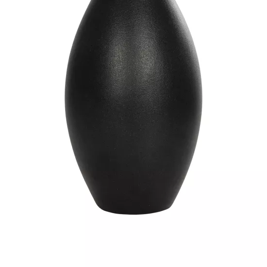 Artificial Garden OLRANDO 21273 Διακοσμητικό Κεραμικό Βάζo Μαύρο Π8 x Μ8 x Υ20cm