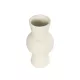 Artificial Garden BANGKOK 21274 Διακοσμητική Κεραμική Βάζο Μπεζ Μ12.5 x Π12.5 x Υ23cm